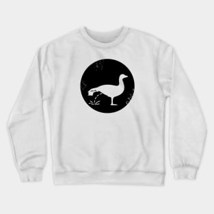 peeing duck - light Crewneck Sweatshirt